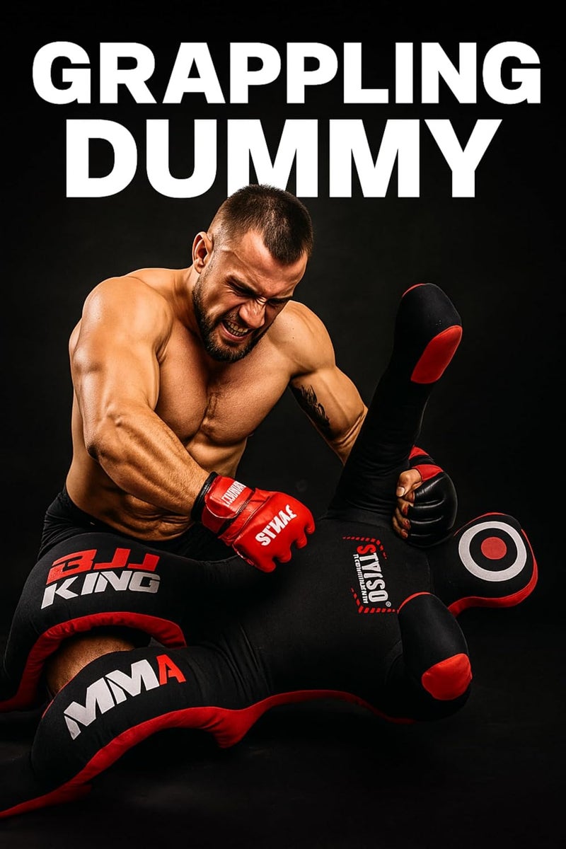 Stylso Grappling Dummy for Adults, Unfilled Wrestling Dummy, Hanging Jiu Jitsu Dummy for BJJ, MMA, Judo, Karate, Martial Arts - Image 4